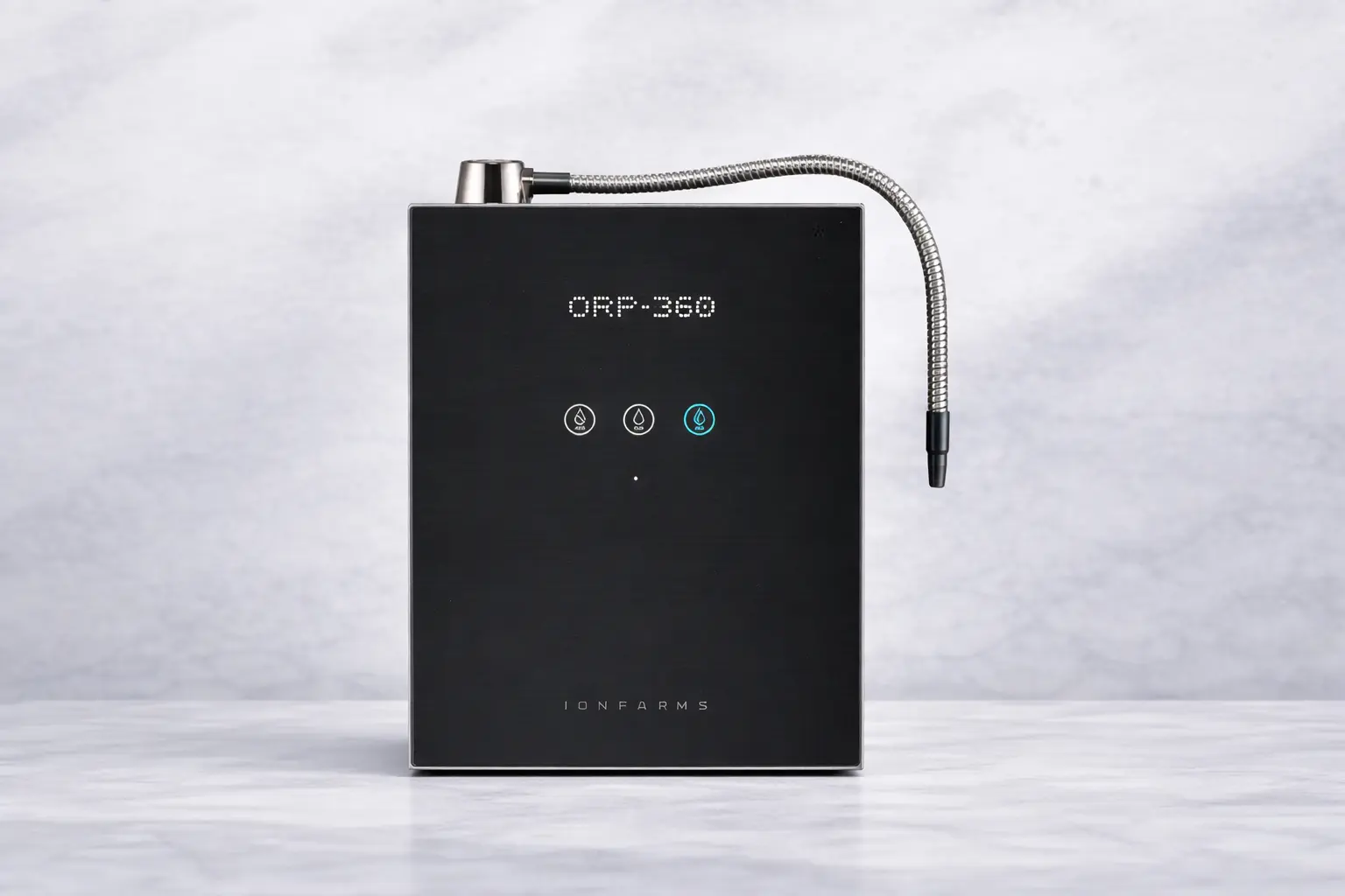 Alpha 1700 black countertop ionizer front