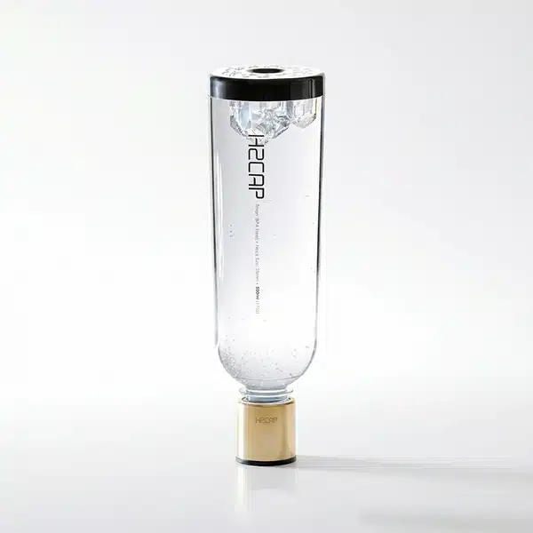 H2CAP Plus Gold Premium hydrogen water bottle