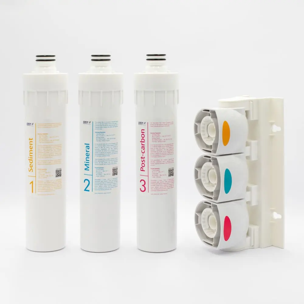 1The Water Easy-F Mineral Pro filter set with under-sink housing